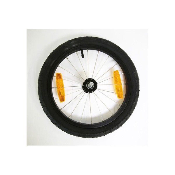 Burley Unisex_Adult Alu Wheel, Black, 16"