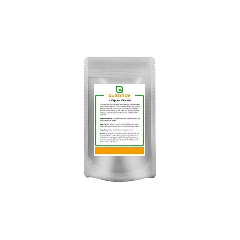 250 g Glycine L-Glycine Proteinogenic Amino Acid E640 Powder