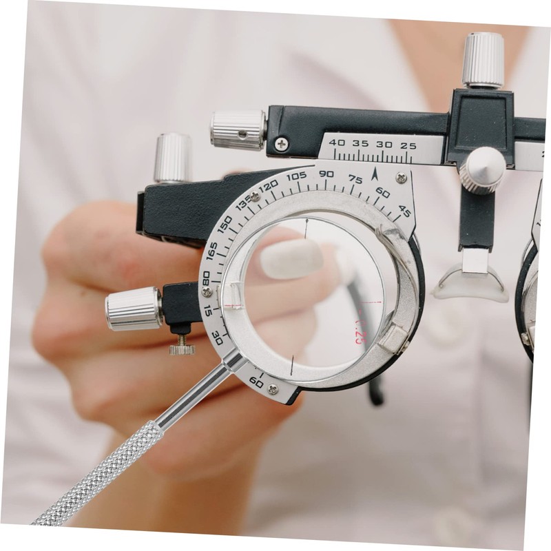 CLISPEED 2Pcs Cross Cylinder Lens Tool Set Round Optical Diopters