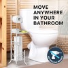 Simple Houseware English Style Bathroom Toilet Tissue Roll Holder Stand