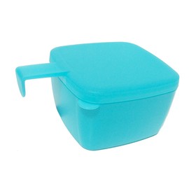 Tupperware Forget Me Not Square Blue