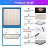 Uallhome 2 Pack LED Grow Light Panel 200W Lamp for