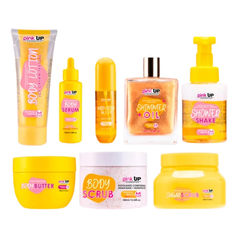 Full Body Care Kit Skincare Pink Up Tropical Beach 8
