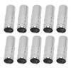 10Pcs E14 Metal Tube for Candle Lamp Holder Lamp Base