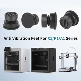 5 Pack Anti Vibration Feet for Bambu Lab X1 X1C X1E P1 P1S A1 A1 Mini, Silicone Rubber Anti Vibration Pads, 3D Printer Anti Vibration Feet Upgrade Accessories Visit the NorthRenda Store