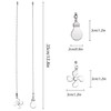 4PCS Ceiling Fan Pull Chain Extender, 14" Ceiling Fan Chain
