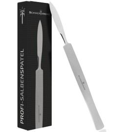 Schwertkrone Professional Callus Scraper, Gel Spatula, Cream Spatula, Ointment Spatula, Stainless Steel, Rustproof, 16 cm