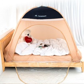 Jiasis One-Touch Heating Tent: Windproof, Draft-Proof, Thermal Insulation Indoor Runwave Double-Door Heating Tent 240x240cm (9-10 Person) 2ea