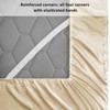 Lirex Satin Fitted Sheet, Luxurious Silky Smooth Polyester Bedding Soft