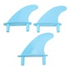 Surfboard Fins Soft Top Tri Fin Set PVC Plastic for