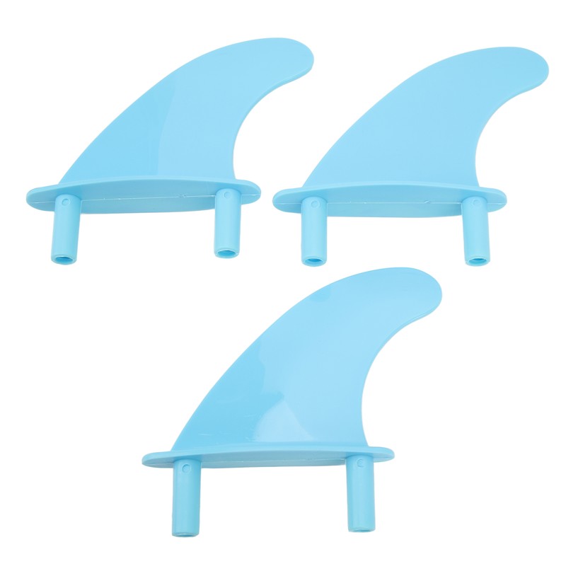 Surfboard Fins Soft Top Tri Fin Set PVC Plastic for