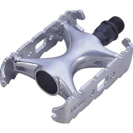 Wellgo LU962 Road Quill Pedals in Silver - Cro-mo Axle