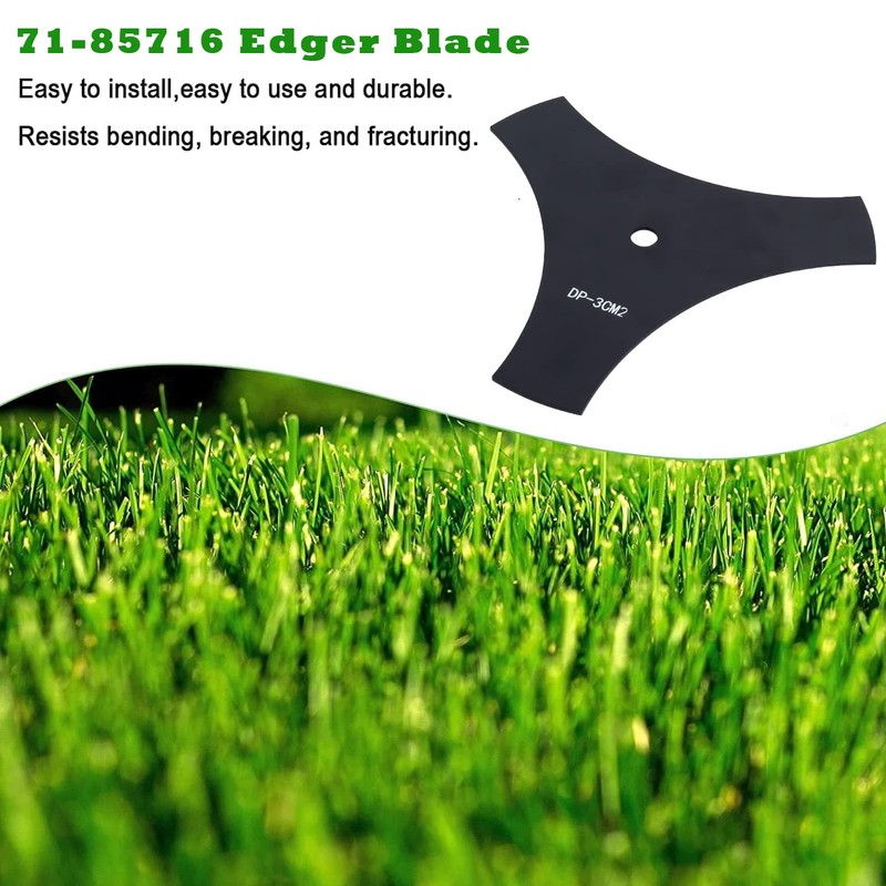 Ketofa 71-85716 3-Point Edger Blade Compatible with Craftsman Gas Edgers