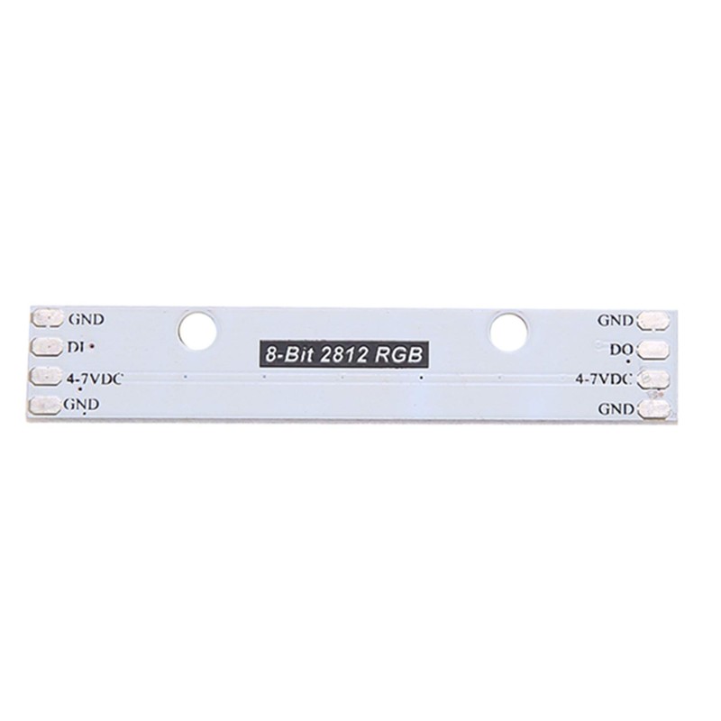 Ahvqevn 8 x WS2812B 5050 RGB Powered LED Strip Built-in