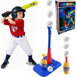 Jasonwell Beisbol para Niños Baseball – Juguete de Béisbol para Niños con Bat de Béisbol para Niños Lanzador de Pelotas de Beisbol Juguetes Al Aire Libre y Deportes Regalo para Niños de 3 a 10 Años