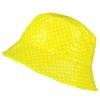 Toutacoo, Waterproof Vinyl Bucket Rain Hat (08- Polka Dot Yellow)