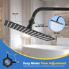Hibbent All Metal 1 Pack Shower Head Flow Control Valve,