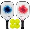 Franklin Sports Pickleball Paddle and Ball Set - (2) Pilot