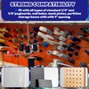Waltool 40Pcs 4" /100mm Stainless Steel Pegboard Display Hooks Bulk