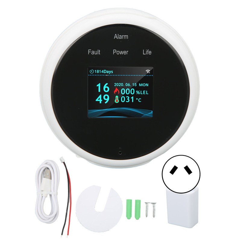 Smart Gas Leak Detector Highly Sensitive Combustible Gas Alarm WiFi