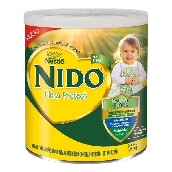 Alimento Niños De Corta Edad Nido Flora Protect 1 Lata