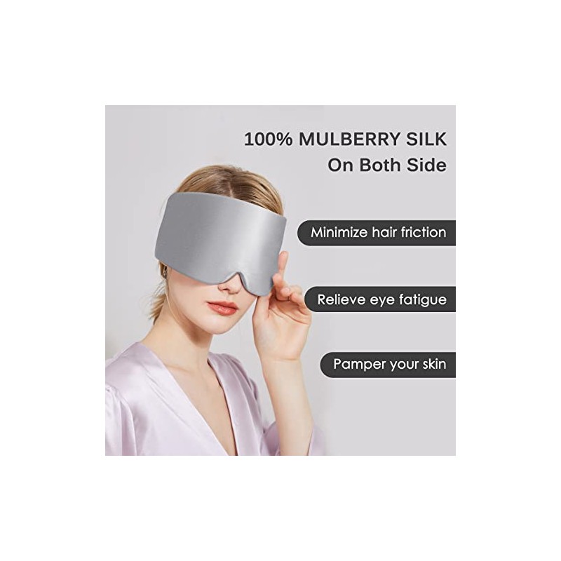 OLESILK OLESILK Sleep Mask, 100% Natural Mulberry Silk Eye Mask
