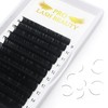 Eyelash Extension, Classic Lash Extensions D-0.18-15 Single Lash Extensions 0.15/0.18/0.20