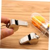 BESPORTBLE Emergency Sports Whistle Survival Metal Loud Stainless Steel Keychain