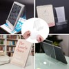 DACUAN Acrylic Book Stands, 8 Pack Clear Book Holder, Acrylic