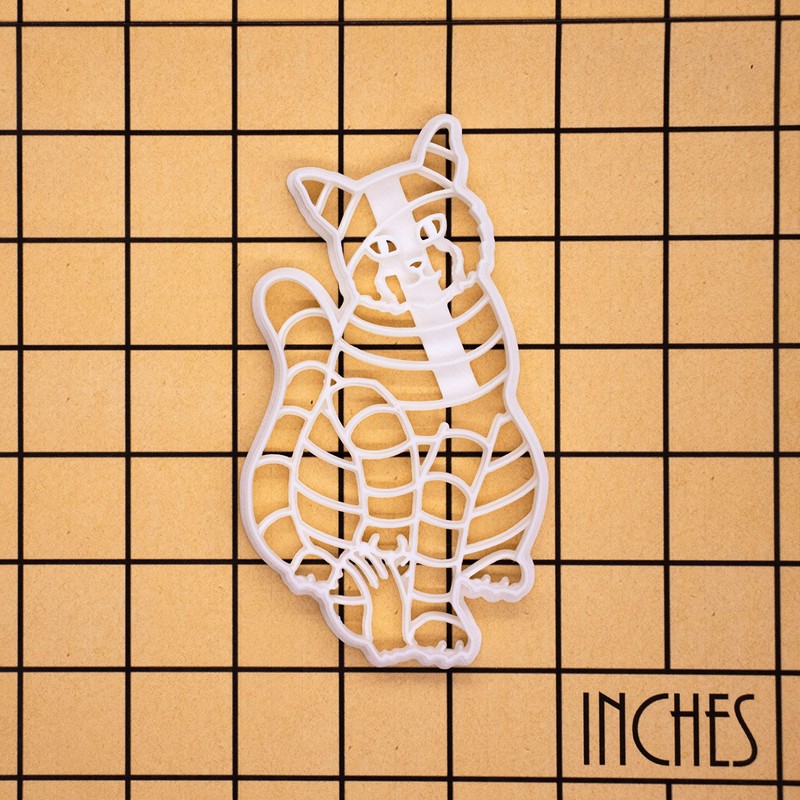 Mummy Cat Cookie Cutter, 1 Piece - Bakerlogy