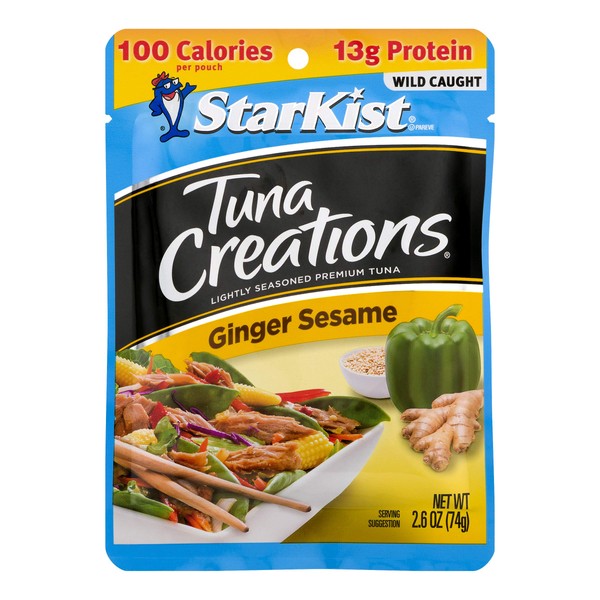 StarKist Tuna Creations Ginger Sesame - 2.6 oz Pouch (Pack of 24)