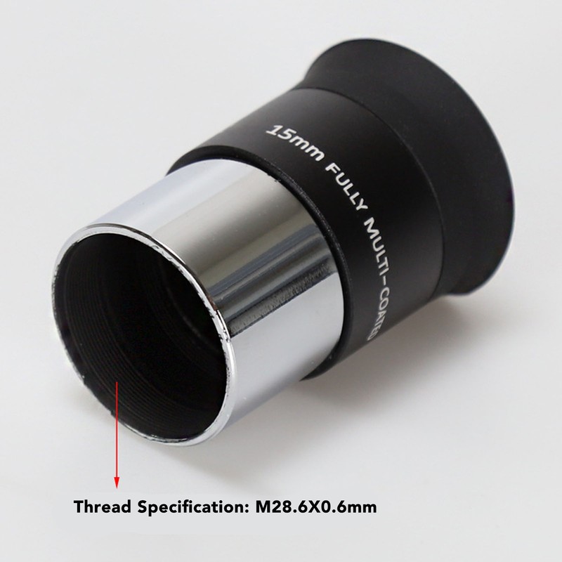 Telescope Eyepiece Universal 1.25in Standard Astronomical Filter Thread 15mm 4