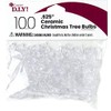 Christmas Tree Bulbs for Ceramic Tree, .625 inch, 100 Piece