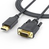 DteeDck HDMI to VGA Cable 6ft (5 Pack) HDMI-to-VGA Male