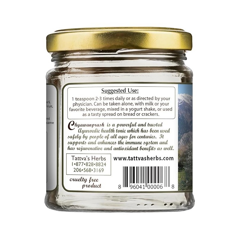 Tattva’s Herbs Chyawanprash Immunity Jam 10oz – Herbal Fruit Spread,