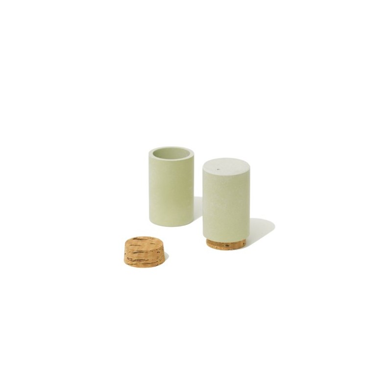 soil Diatomaceous Earth Seasoning Case (Condiment Container) Salt Green