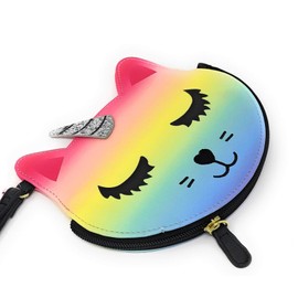 Luv Betsey Johnson Glowing Unicorn Cat Coin Purse Wristlet