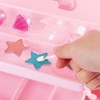 3C4G Pink and Gold Hard Case Makeup Storage Set -