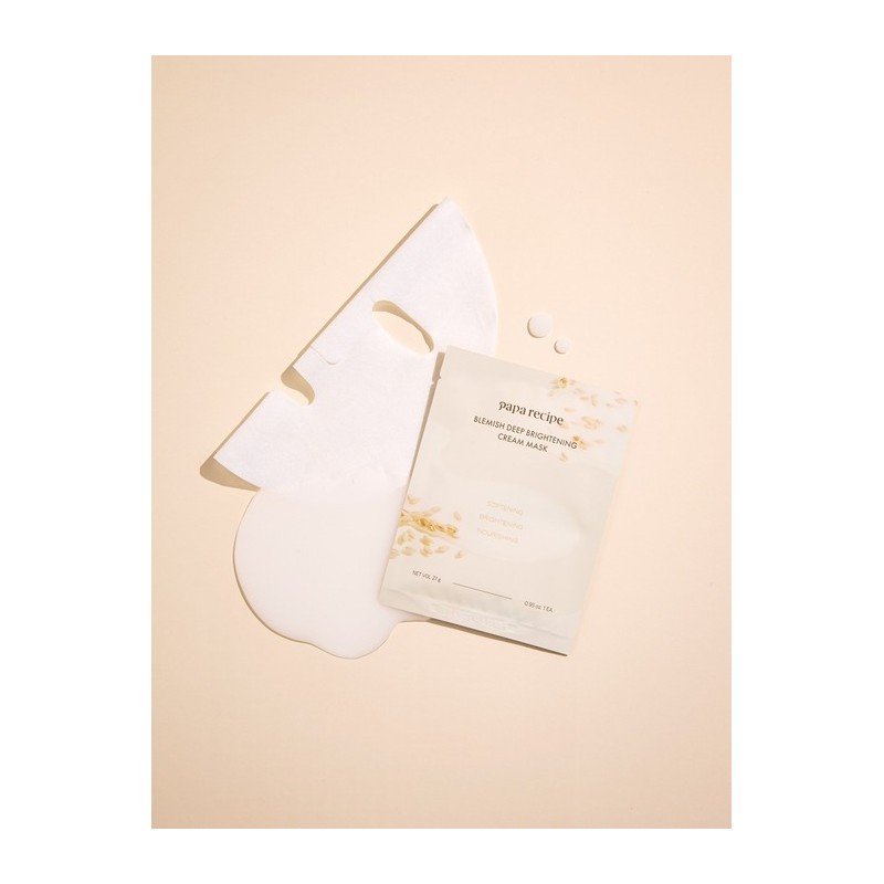 Papa Recipe Blemish Deep Brightening Cream Mask (10 sheets) /