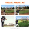 VEVOR 7x7 ft Baseball Softball Practice Net Hitting Batting Zone（net