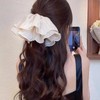 Jseng 2PCS Extra Large Scrunchies for Hair, Korea Lace Hair