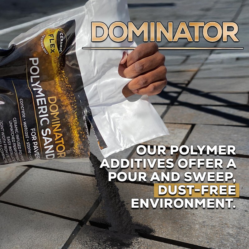 40 Pound Midnight Black DOMINATOR Polymeric Sand with Revolutionary Ceramic
