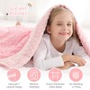 Alomidds Weighted Blanket Kids 5lb 36"x48", Minky Dots Small Weighted