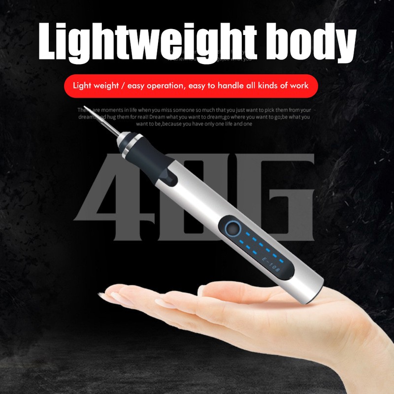 Electric Engraving Pen Portable Mini Engraver Etching Pen Cordless Metal