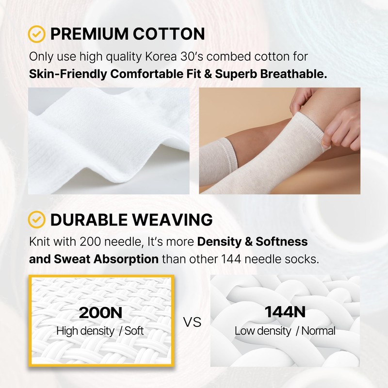 kikiya socks Women Cute Crew | 5 Pairs Cute Animal