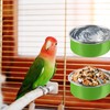 Holierhigh Bird Feeding Dish Cups, 8 Pcs Stainless Steel Bird
