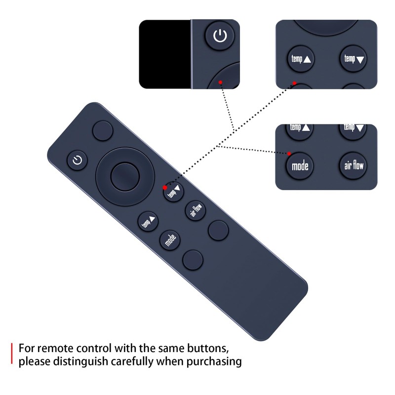 ZWP Replacement Remote Control Compatible for Bionaire Window Fan BAP1300