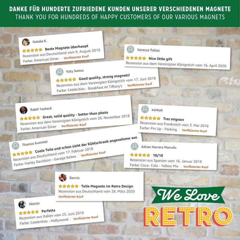 Nostalgic-Art Magnet Sets with Cats & Dogs