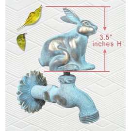 Brass Rabbit Garden Faucet