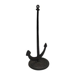 Treasure Gurus Ships Anchor Bathroom Toilet Tissue TP Roll Kitchen Paper Towel Holder Heavy Metal Stand Beach Home Decor